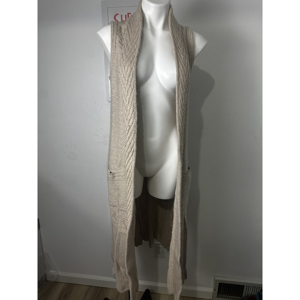 Angel Of The North Long Cardigan Sweater Duster Size XS